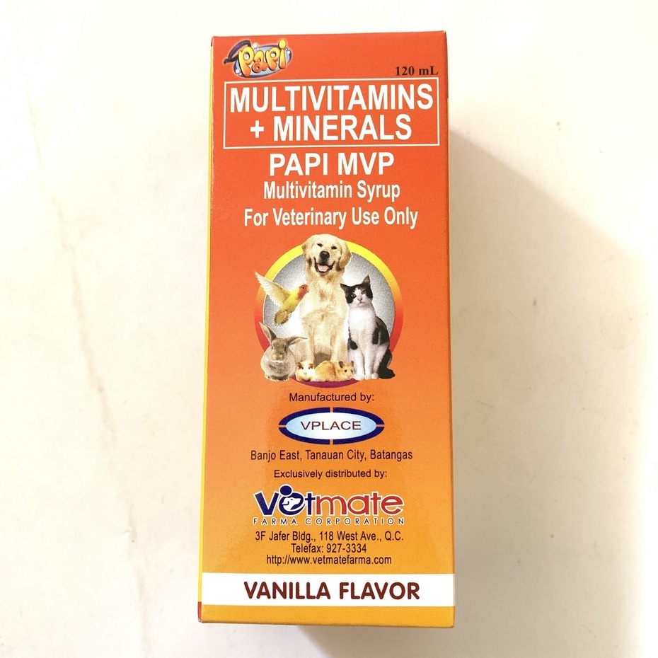 [SOUTH VET] 1BOX PAPI MVP VITAMINS FOR DOG AND CAT / VITAMINS NG ASO AT PUSA / MULTIVITAMIN