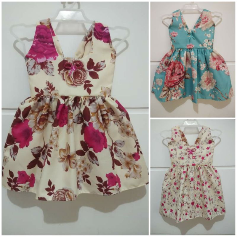 CUTE DRESS FOR BABY GIRL (12 and 34 yrs old) Shopee Philippines