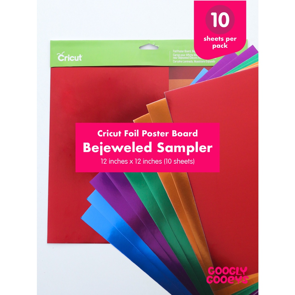 Cricut Foil Poster Board Bejeweled Sampler 12x12 Shopee Philippines
