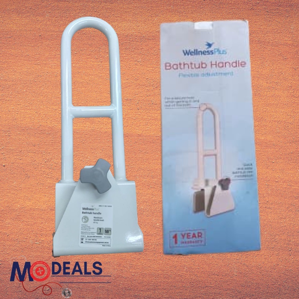 Wellness Plus & Drive Bath Tub Handle Flexible Adjustment 64365 Up to