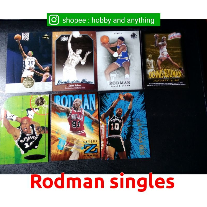 NBA cards Dennis Rodman cards single Shopee Philippines