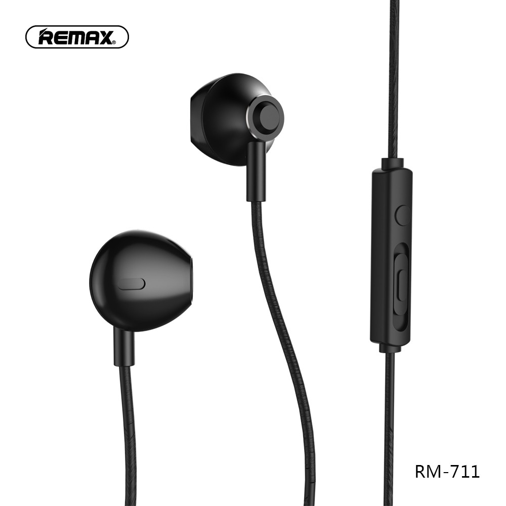 Remax Inear Wired Control Headset Mic Music Earphones Shopee Philippines
