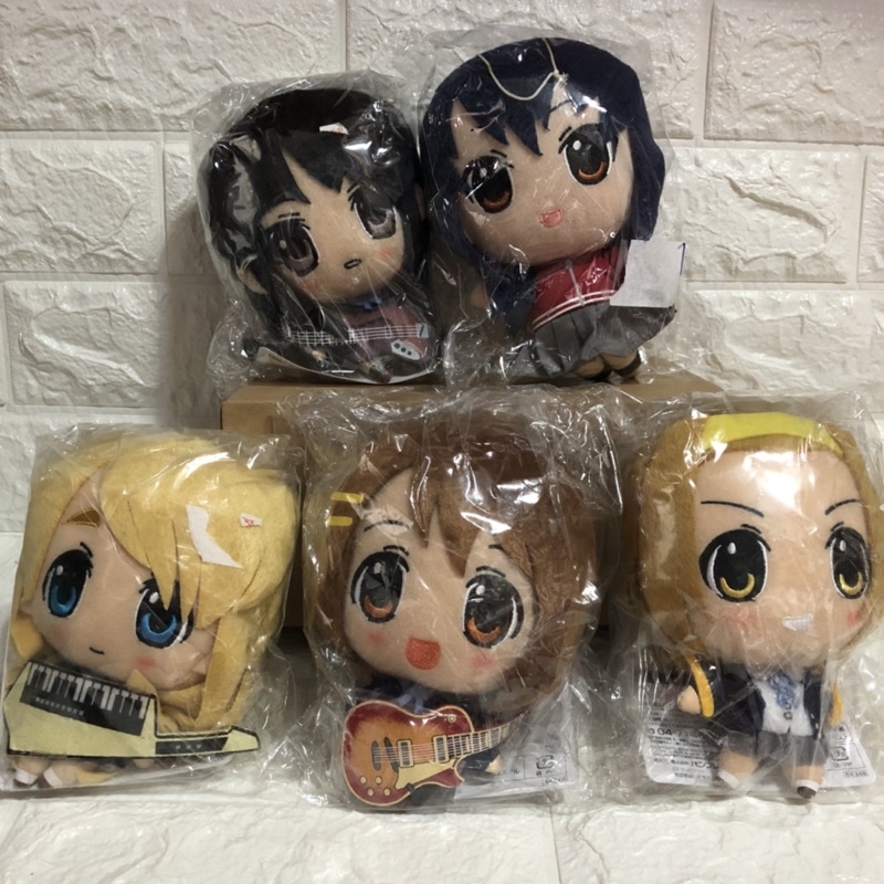 BANPRESTO KON Plush Doll Mio, Azusa, Yui, Tsumugi & Ritzu (per piece