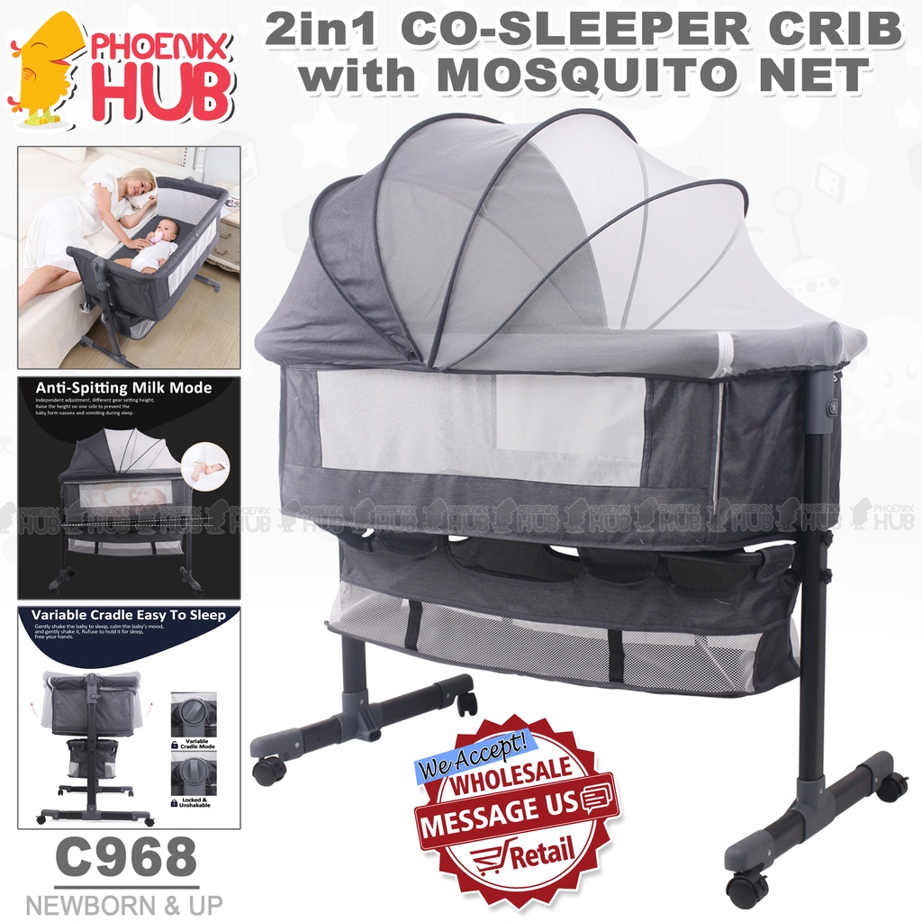 Phoenix Hub C968 Portable High Quality Multifunctional Baby Crib Co