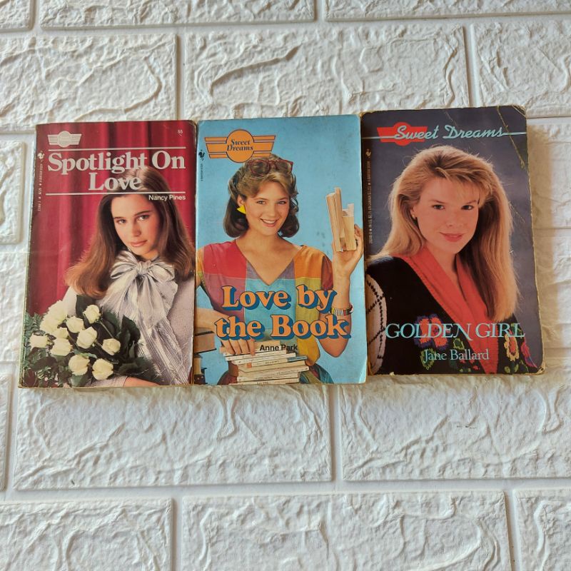 3 books bundle for miss shiela spotlight on love sweet dreams