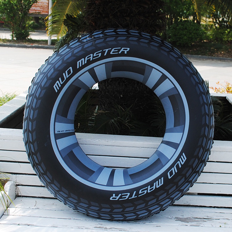 Truck Tires Inflatable Swimming Ring Float Tube Raft for Children Boys