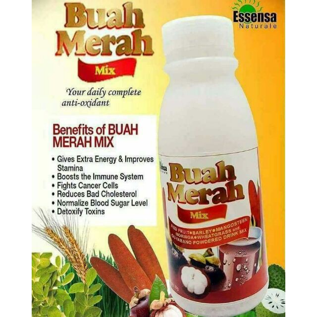 Buah Merah Mix Juice Powder Authentic By Essensa Natural Shopee