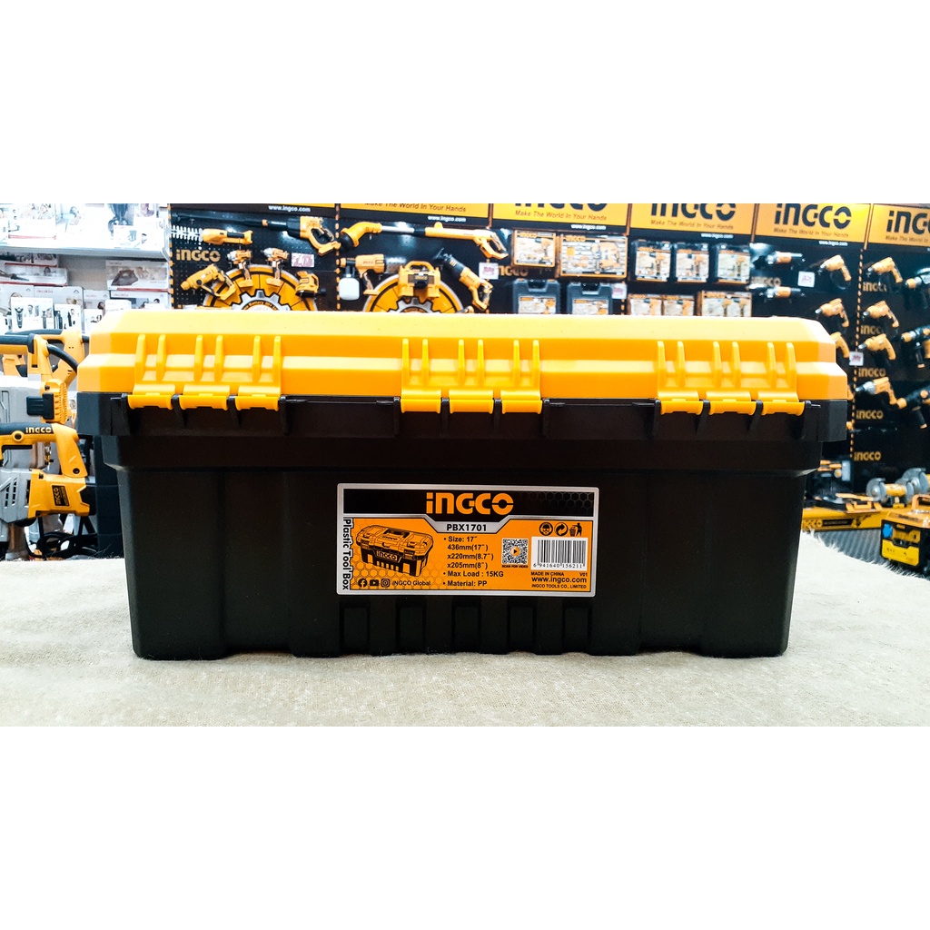 INGCO Plastic Tool Box 17" Shopee Philippines