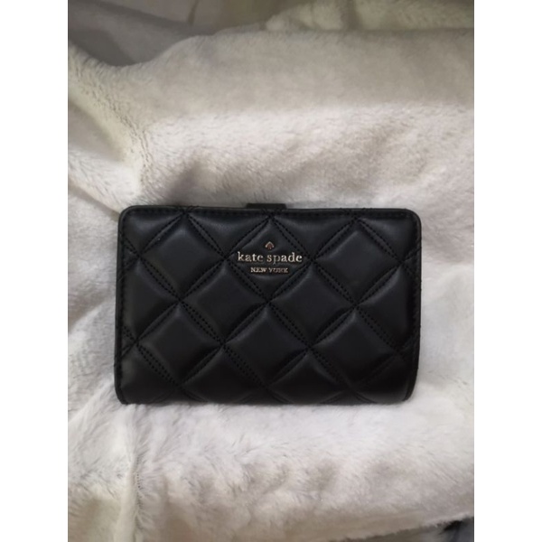 Kate Spade New York Natalia Medium Bifold Wallet Black Shopee Philippines