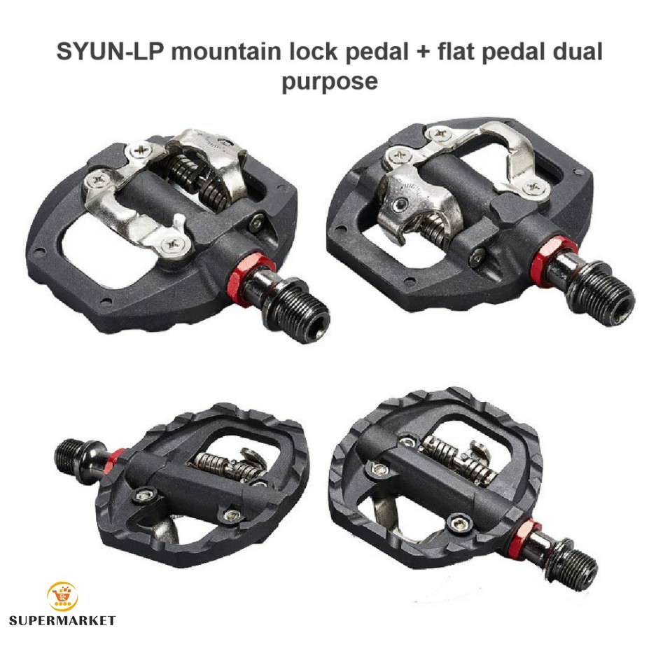 Cleats Pedal Bike Pedal MTB Cleat Pedal For Cleats Shoes Dualuse Self