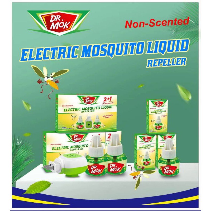 2 in 1 Electric Mosquito Repellent Liquid Odorless Insect Killer