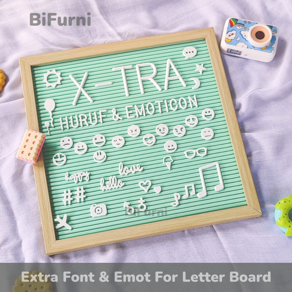 Additional Letters Message Board / Extra Font Letter Board Shopee