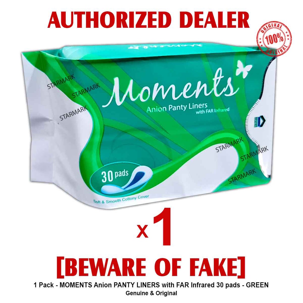 Sante MOMENTS Anion PANTY LINERS Pantyliners Pantyliner Panty Liner 30