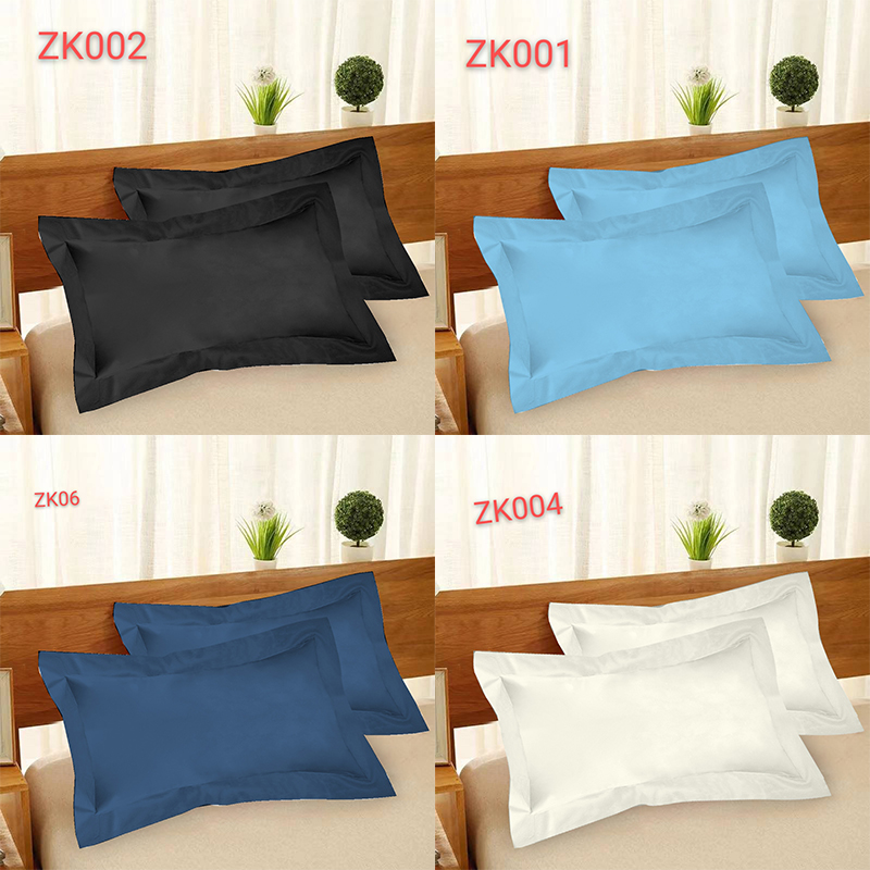 Solid color Pillowcase(2pcs/set) Bantal Cadar Bedsheet Pillow Case