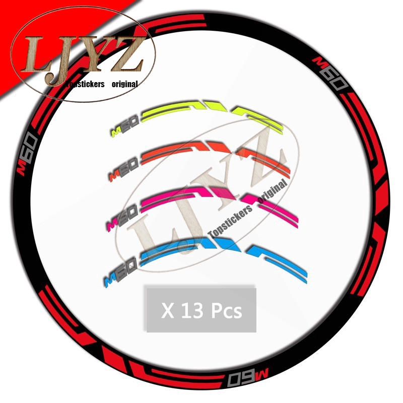 Wheel set stickers decals for ENVE M60 Mountain Bike bicycle MTB Dirt