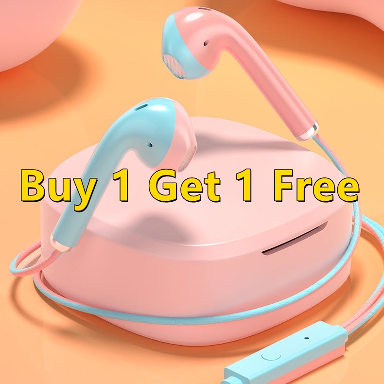 【Buy 1 Get 1 Free】Original U24 Macaron Universal HiFi Earphones With