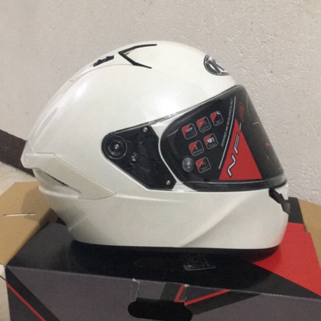 KYT NFR Plain Pearl White Shopee Philippines