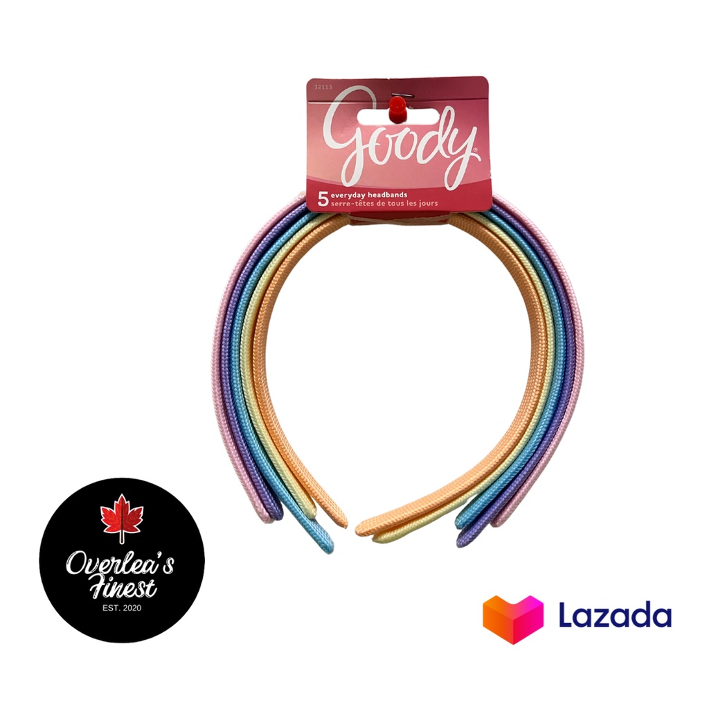 AUTHENTIC Imported from Canada Goody Girls; 5 pc. everyday headbands