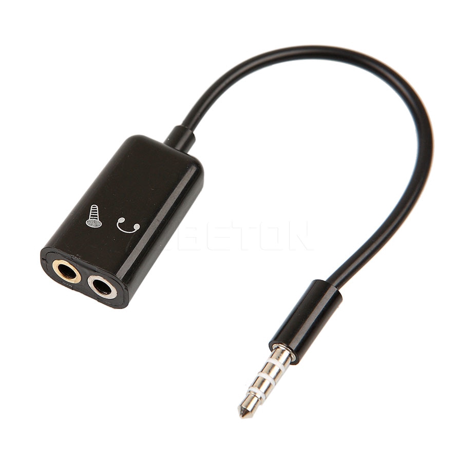 2 in 1 Earphone Audio Splitter Dual 3.5mm Jack Stereo Audio Splitter