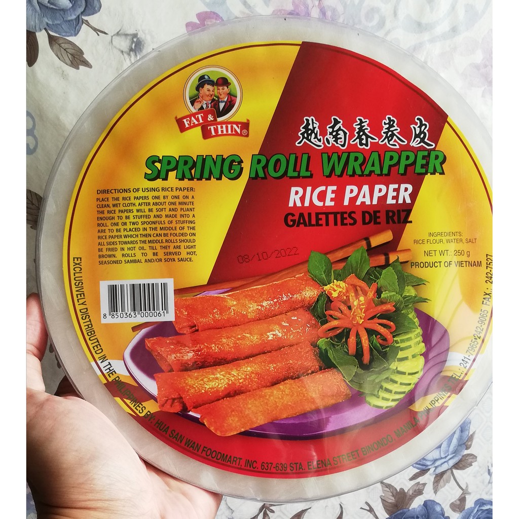Spring roll wrapper rice paper Shopee Philippines