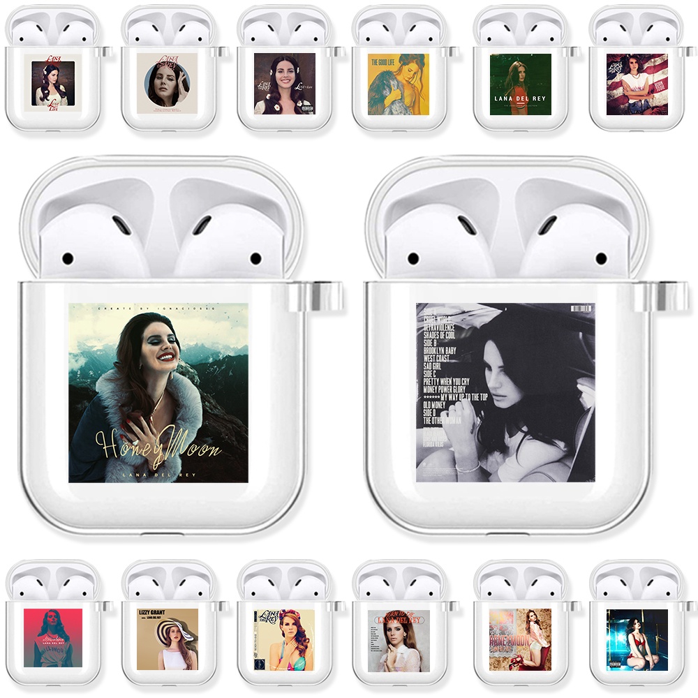 Lana Del Rey Singer Soft TPU Case for Apple Airpods Pro 3 2 1 Cover