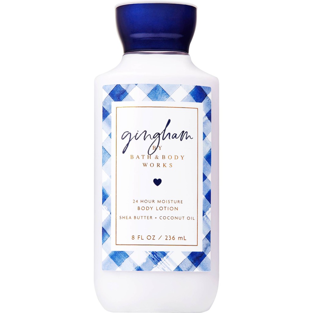 Bath and Body Works Gingham 24 Hour Moisture Body Lotion 236ml Shopee