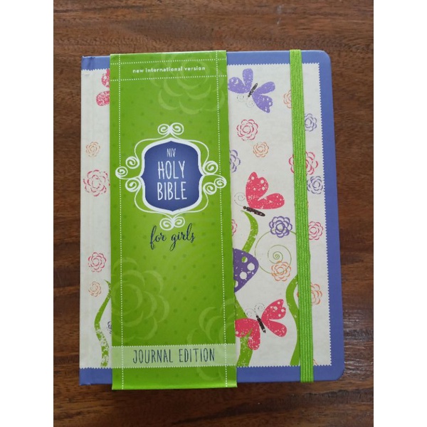 NIV Holy Bible for Girls, Journal Edition, Hardcover, Purple, Elastic