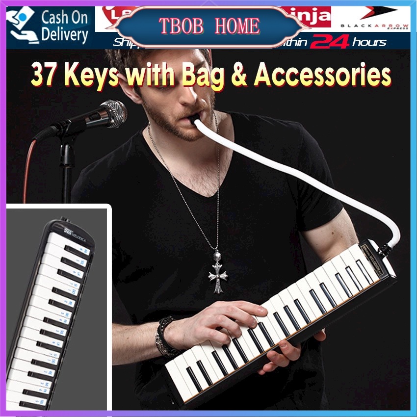 TBOB 【Fast Delivery】37 Key Piano Style Melodica With Box Organ