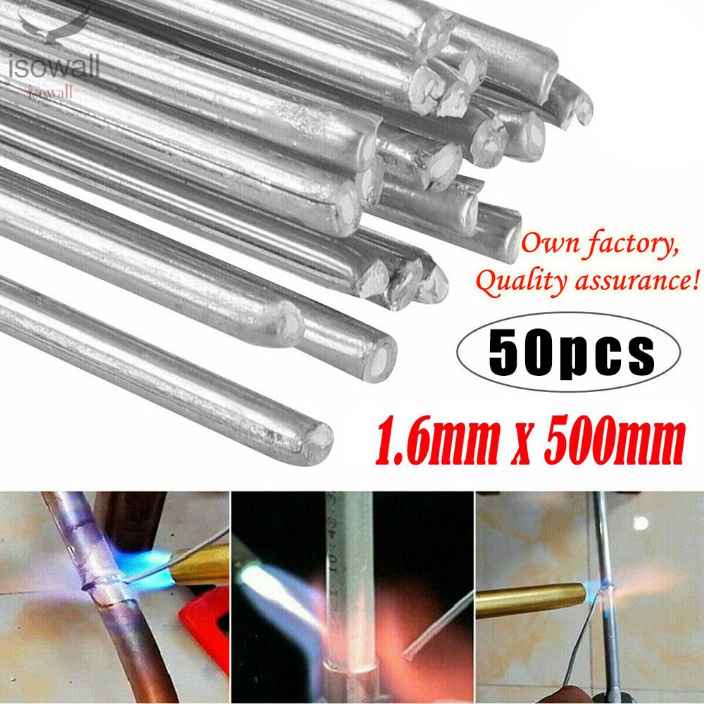 Aluminum welding rod 1.6mm Solder Wire Low Melting Point Accessories Parts 50pcs Melt Durable