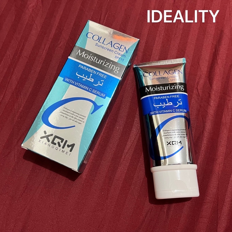 Xiangqimei Moisturizing Collagen Sunscreen Cream With Vitamin C Serum