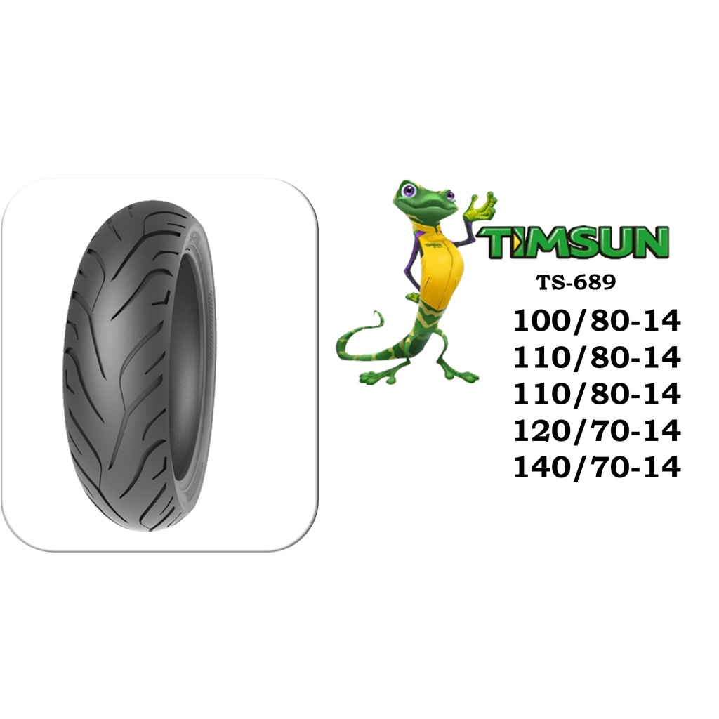 TIMSUN tires 140/7014 MOTORCYCLE TIRES TS689 free sealant and tire