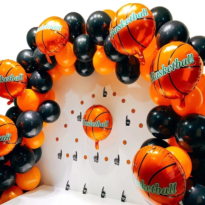 86pcs/set Basketball Balloon Garland Set Boys Birthday Party Baby