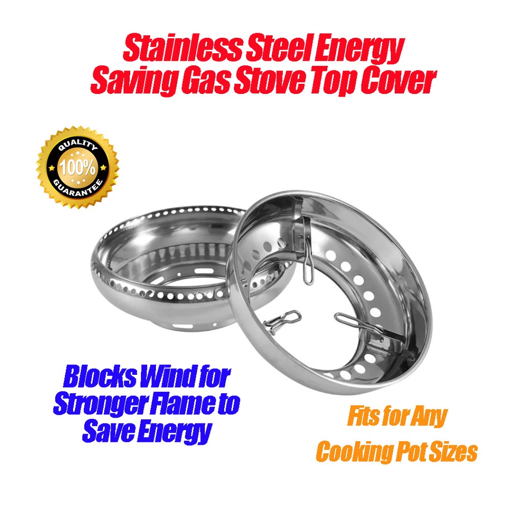 Stainless Steel Energy Saving Gas Stove Top Cover Shopee Philippines