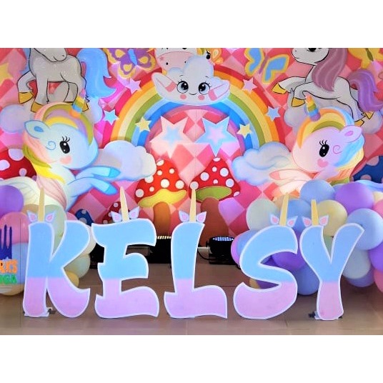 Customized Handpainted Styro Standee Letters for DIY Backdrop (sold per