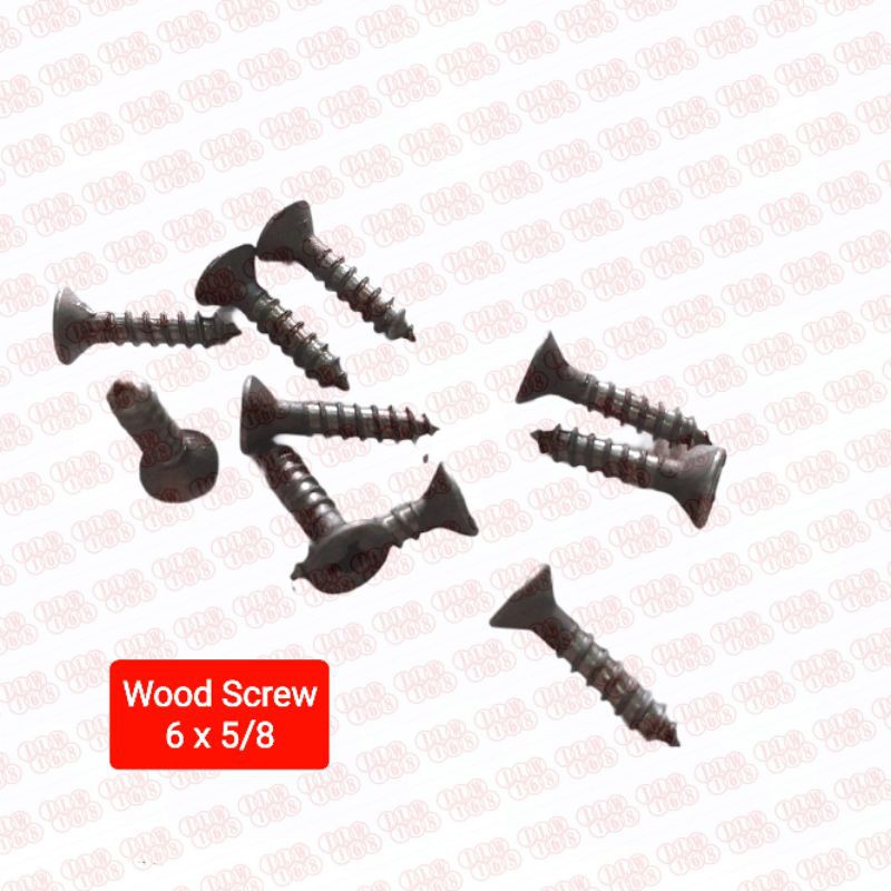 Wood Screw 6 x 5/8 for FB Locks, Aluminum and Plywood Shopee Philippines