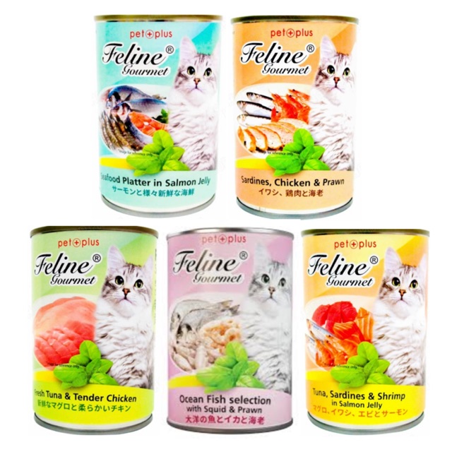 Feline Gourmet Canned Cat Food 400g Shopee Philippines