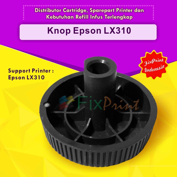 1pc Black Printer Knob Printer Spare Parts for Epson LX310 Series