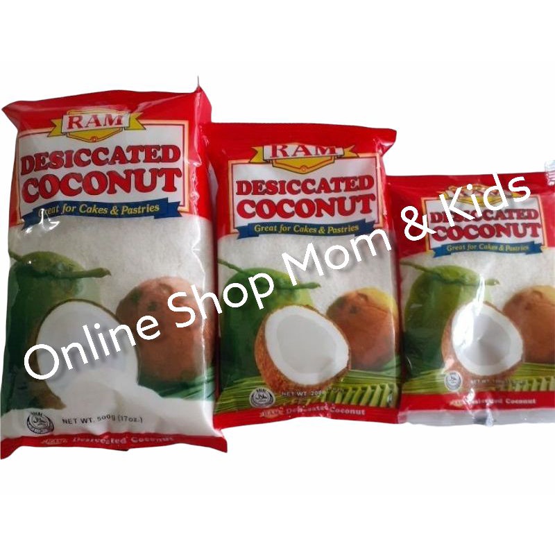 Desiccated coconut Ram or Sunshine Brand 100g/200/500g Shopee Philippines