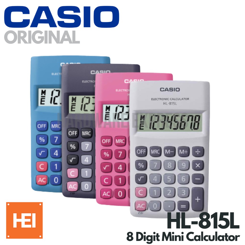 CASIO Electronic Calculator HL815L 8 digits Shopee Philippines