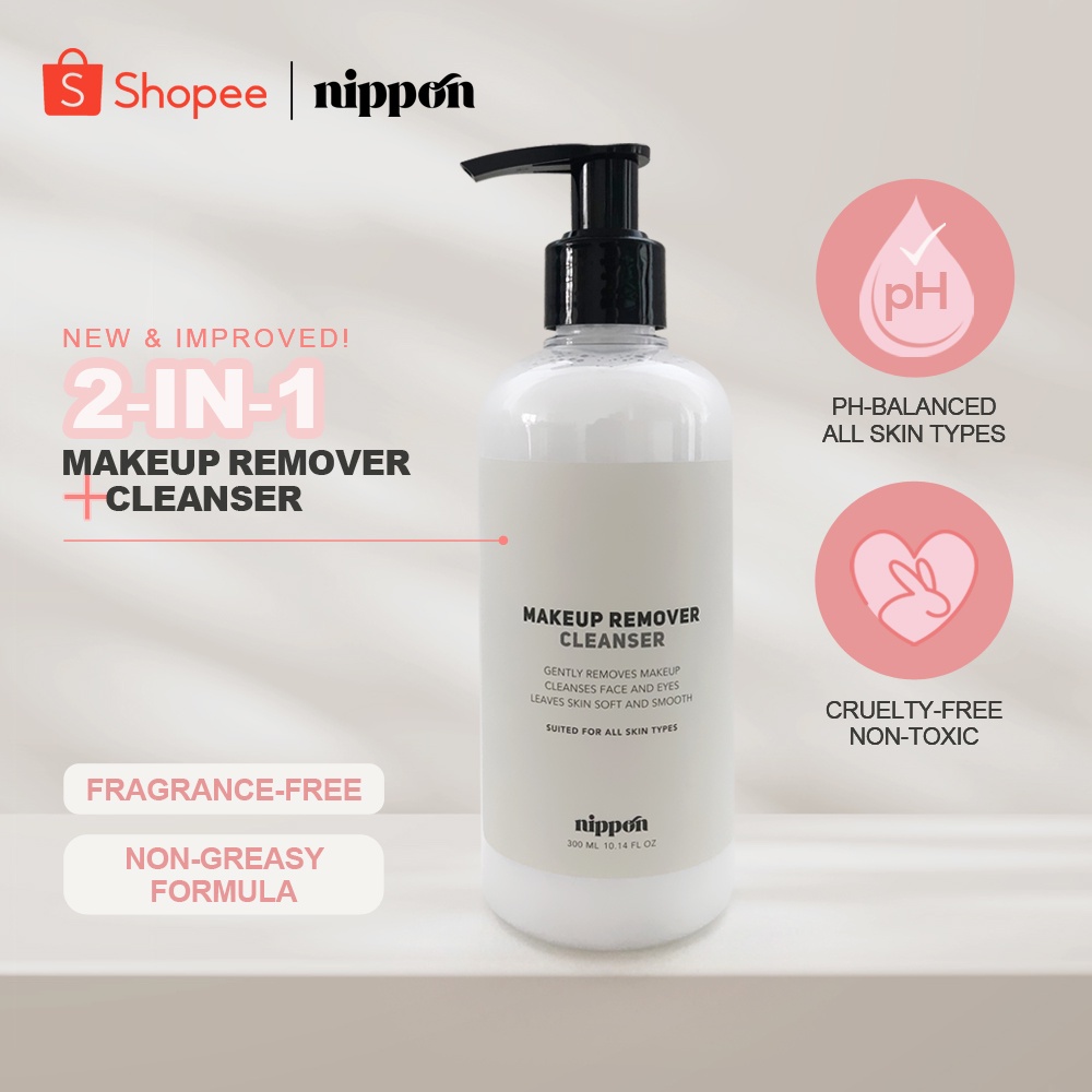 Nippon Makeup Remover Cleanser 300ML Shopee Philippines