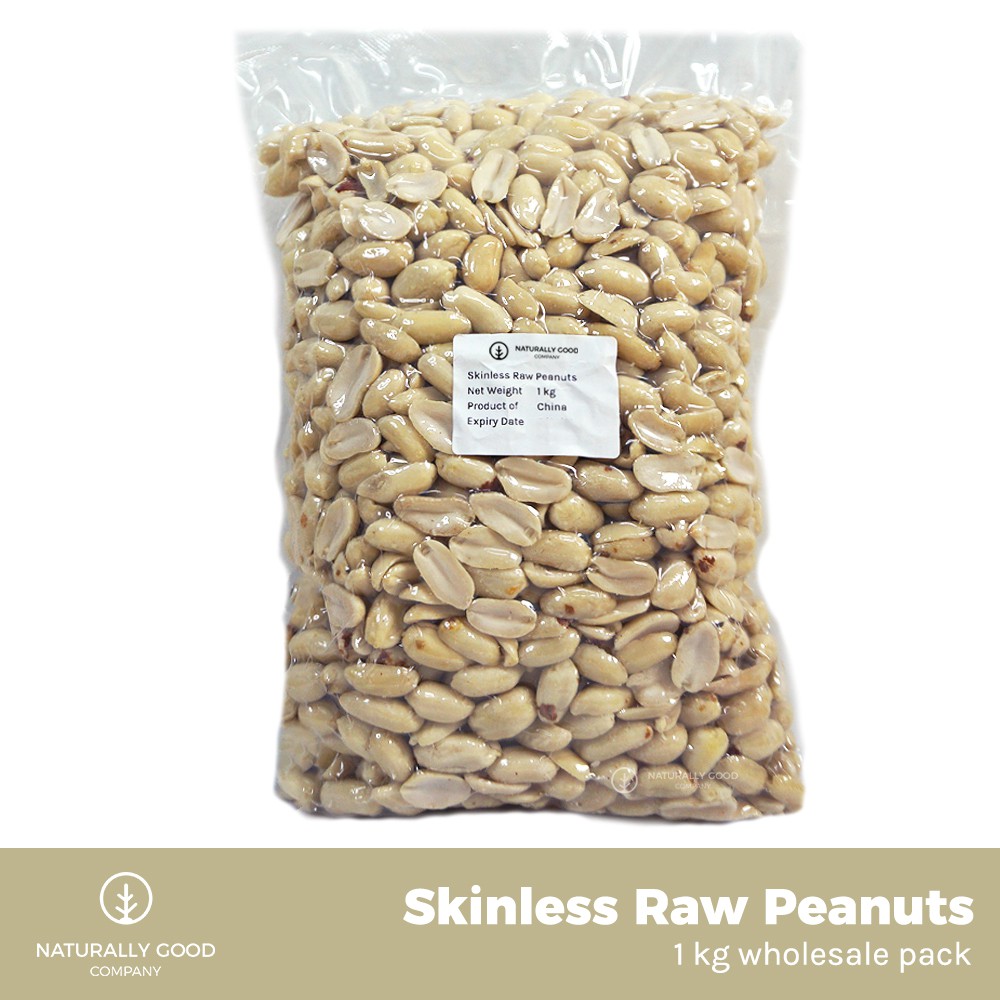 Skinless Raw Peanuts (1 kg wholesale pack) Mani Shopee Philippines