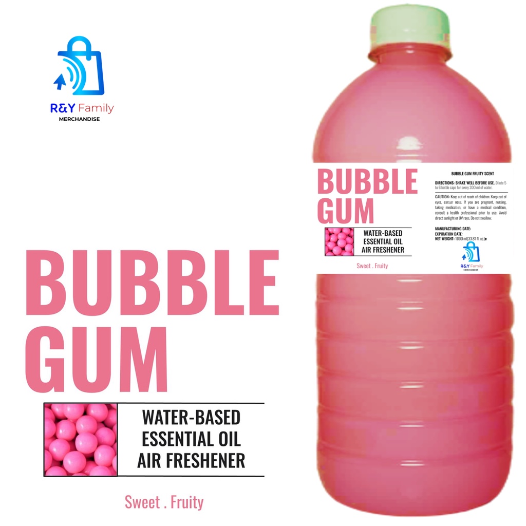 R&Y Family Fruity Scents 1 Liter water based fragrance essential oil