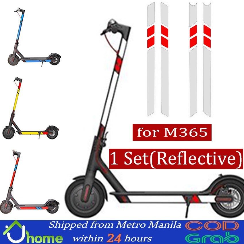 Scooter Reflective Sticker Electric Scooter Sticker Body Stickers