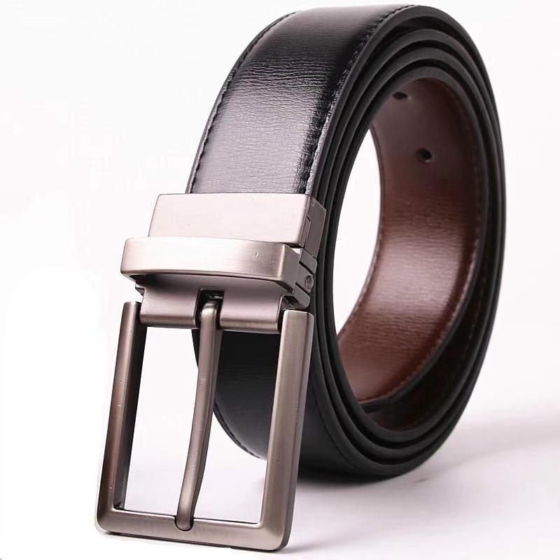Men's Belts Genuine Leather Reversible Belt Shopee Philippines