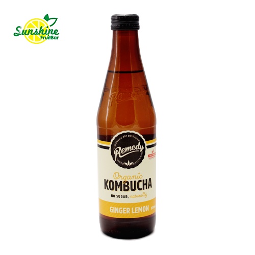 Remedy Organic Kombucha Ginger Lemon 330ml Shopee Philippines