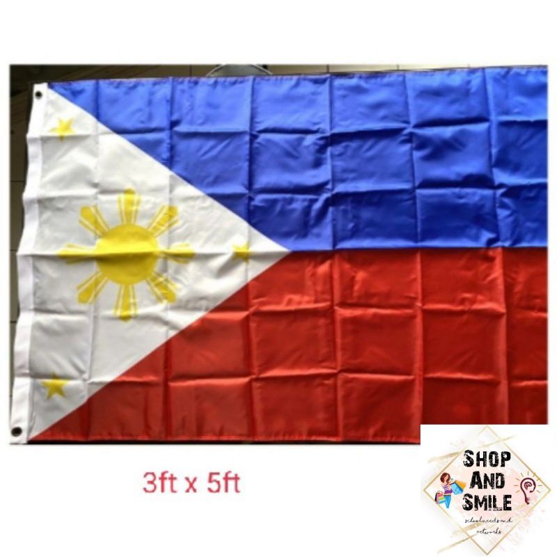Philippine Flag 3ft x 5ft Nylon Shopee Philippines