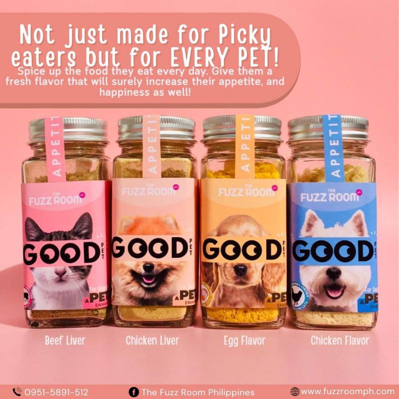 The Fuzz Room Ph Good Pet Appetite Enhancer for Dogs and Cats For Picky