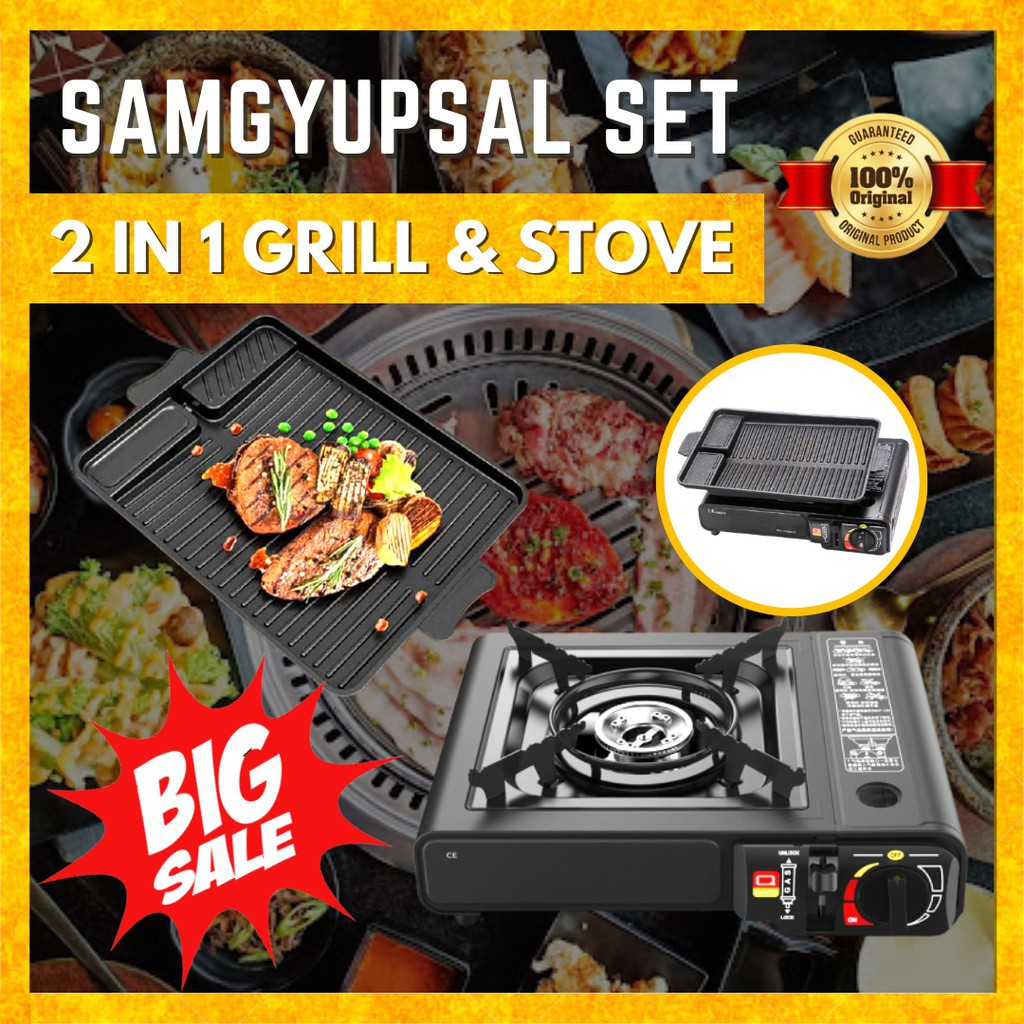 samgyupsal grill pan set RECTANGULAR GRILL PAN SAMGYUPSAL SET