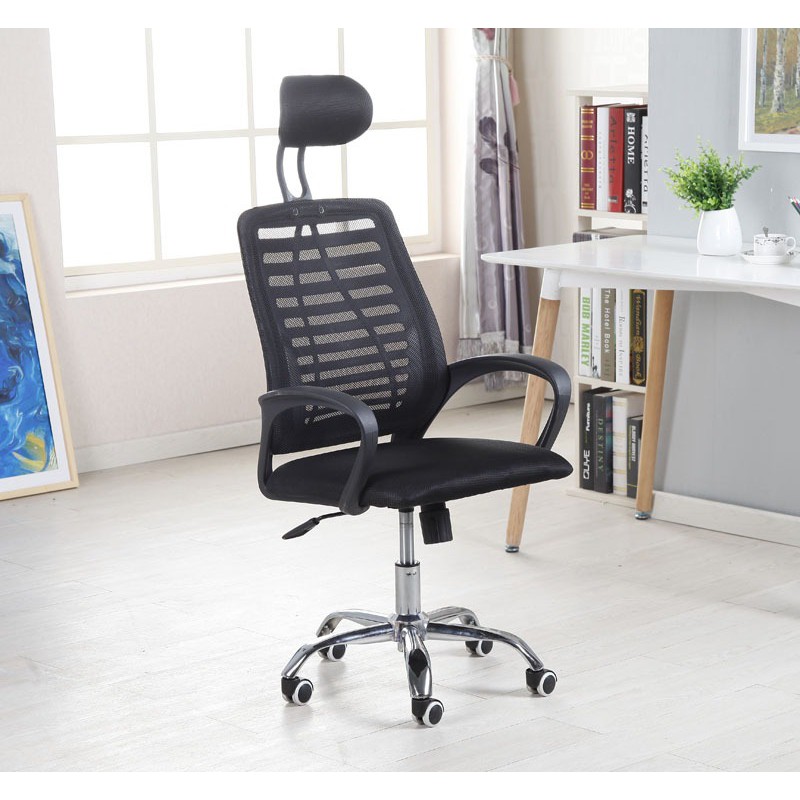 JPP Headrest Chair Tiltable Mesh Comfortable Breathable Home Office