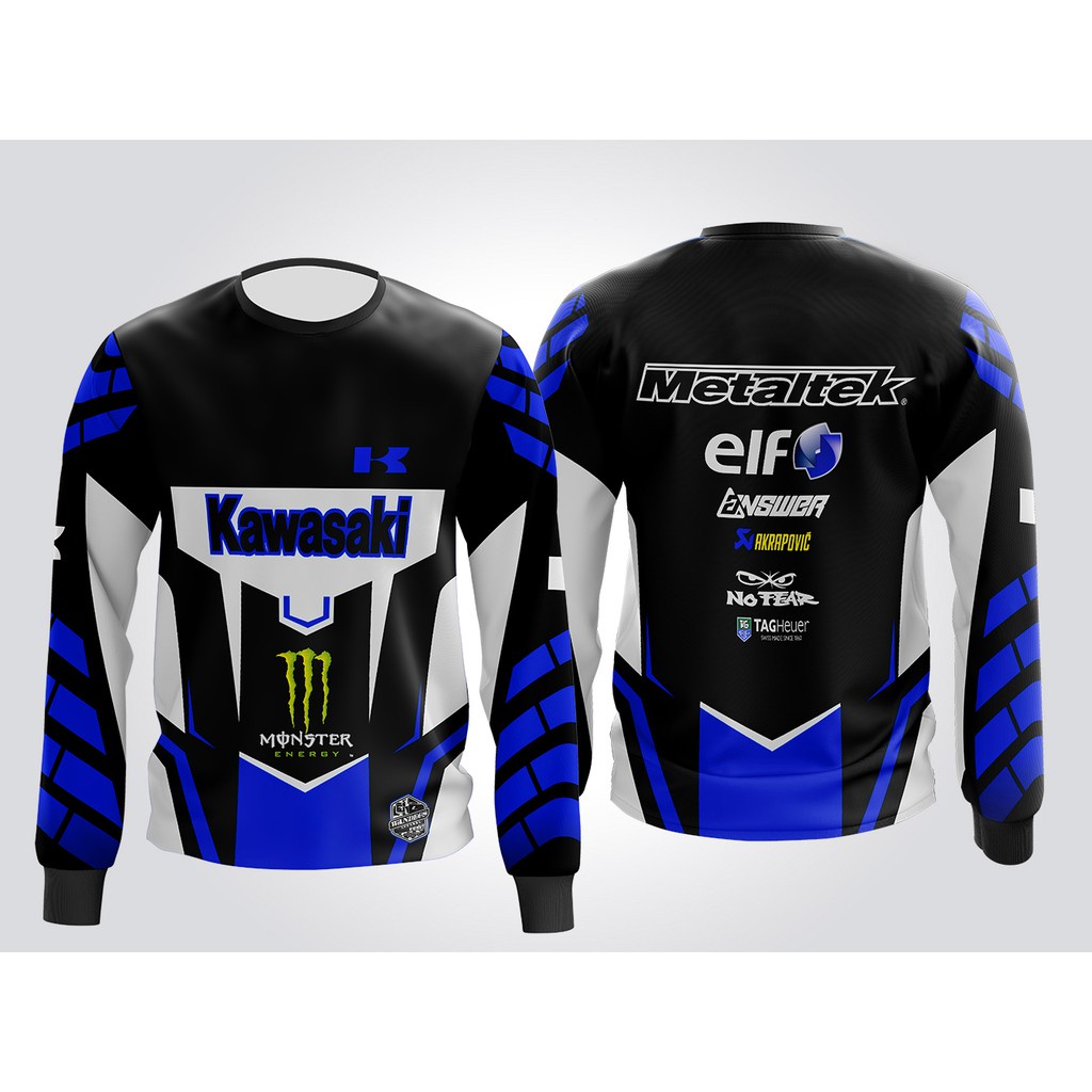 riders kawasaki jersey jacket full sublimation design by Shopee Philippines
